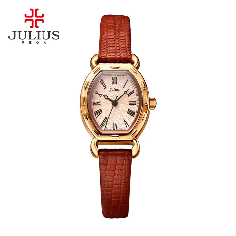 JULIUS New Fashion Black Womens Wrist Watches Leather Watchband Luxury Brand Simple Ladies Geneva Quartz Clocks Relogio Feminino
JULIUS New Fashion Black Womens Wrist Watches Leather Watchband Luxury Brand Simple Ladies Geneva Quartz Clocks Relogio Feminino