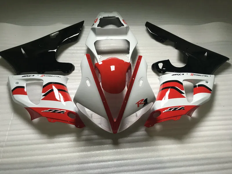 Комплект обтекателей для мотоцикла YAMAHA YZFR1 98 99 YZF R1 1998 1999 YZF1000 yzfr1 ABS белый красный