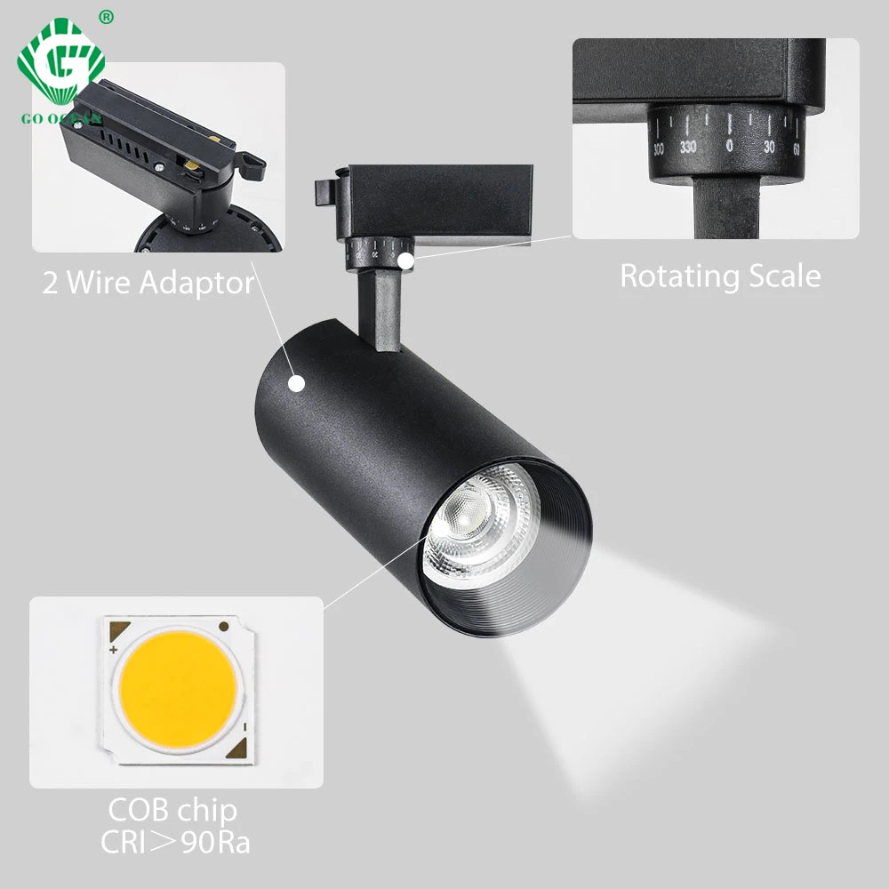 10W 20W 30W COB Track Light Rail Spot Lamp For Home Exhibition Store Clothing Shop Indoor Lighting LED Ceiling Pendant Spotlight
10W 20W 30W COB Track Light Rail Spot Lamp For Home Exhibition Store Clothing Shop Indoor Lighting LED Ceiling Pendant Spotlight