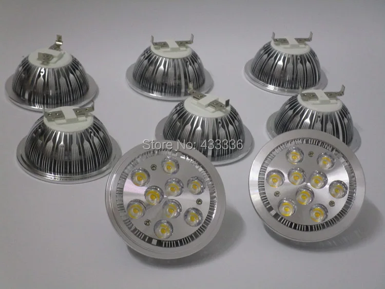 

Wholesale 8pcs lamparas de techo led g53 ar111 e27 GU10 9W mini spotlight led warm white day white cold white led cesped 85-265V