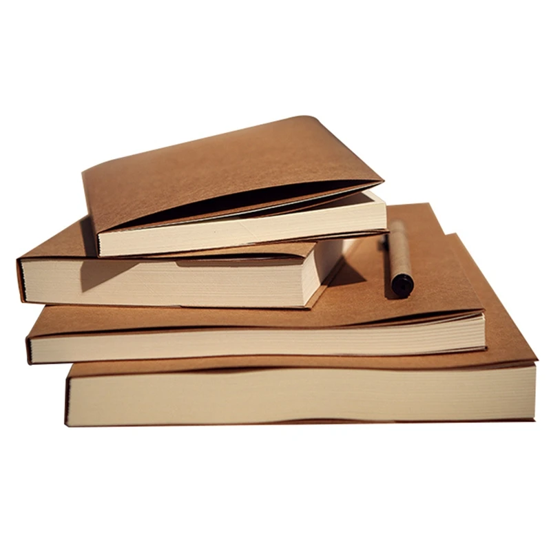 1Pcs Paper Notebook 66 Sheets Blank Notepad Book Soft Copybook Daily Memos Kraft Cover Journal Notebooks
1Pcs Paper Notebook 66 Sheets Blank Notepad Book Soft Copybook Daily Memos Kraft Cover Journal Notebooks