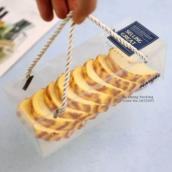 18*6.5*6.5cm PET Transparent Potable Cake Box Chocolate.clear transparent packing box Baked cookie Birthday Gift 100 piece/ lot
18*6.5*6.5cm PET Transparent Potable Cake Box Chocolate.clear transparent packing box Baked cookie Birthday Gift 100 piece/ lot