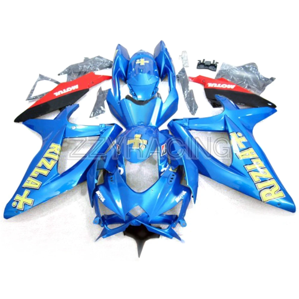 Injection Fairings Kits for Suzuki GSXR600-750 K8 2008 - 2010 Year Complete ABS Plastic Covers Motorcycle Cowlings Blue Hulls
Injection Fairings Kits for Suzuki GSXR600-750 K8 2008 - 2010 Year Complete ABS Plastic Covers Motorcycle Cowlings Blue Hulls