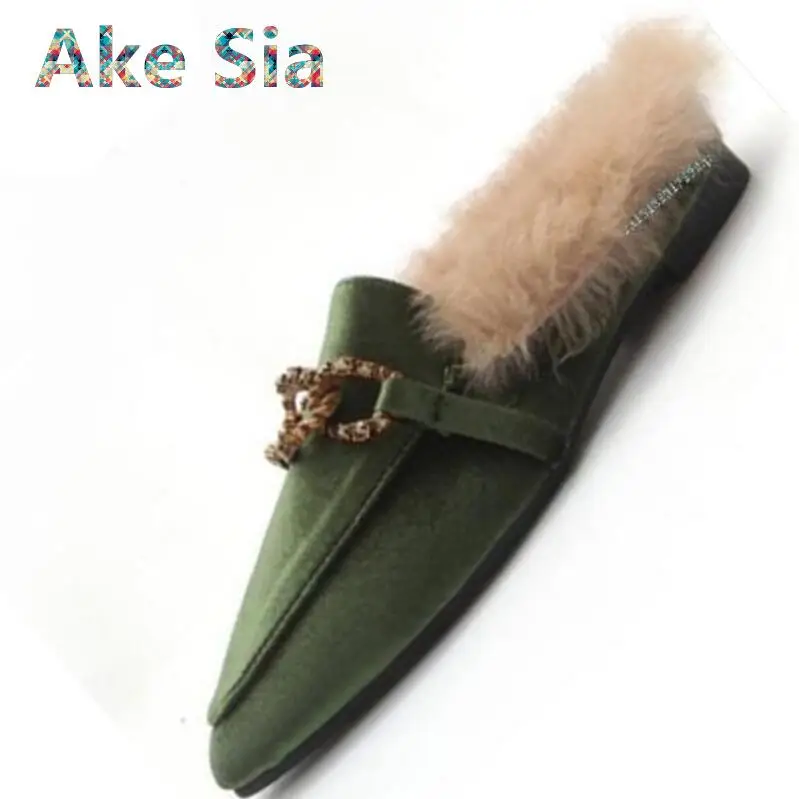 0 2018 autumn and winter new shoes pointed flat with flat-bottomed lazy wool shoes suede chain Muller shoes tide #95
0 2018 autumn and winter new shoes pointed flat with flat-bottomed lazy wool shoes suede chain Muller shoes tide #95