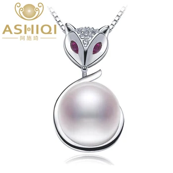 ASHIQI Real Natural Freshwater Pearl Necklaces with 925 Sterling Silver Fox Pendants Jewelry For Women Gift
ASHIQI Real Natural Freshwater Pearl Necklaces with 925 Sterling Silver Fox Pendants Jewelry For Women Gift