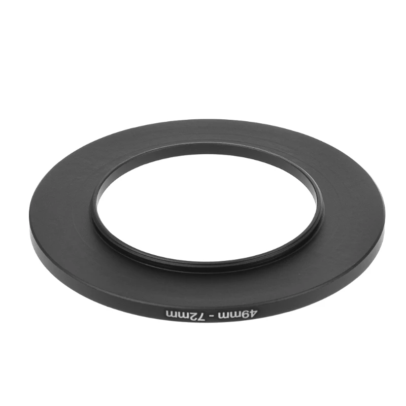 49mm To 72mm Metal Step Up Rings Lens Adapter Filter Camera Tool Accessories