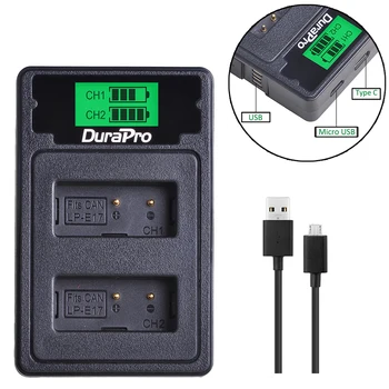 LP-E17 LPE17 LP E17 LCD Display Charger with Type C+ USB Cable for Canon EOS Rebel T6i 750D T6s 760D M3 8000D Kiss X8i LP-E17
LP-E17 LPE17 LP E17 LCD Display Charger with Type C+ USB Cable for Canon EOS Rebel T6i 750D T6s 760D M3 8000D Kiss X8i LP-E17