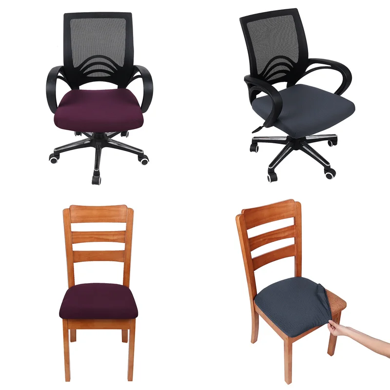 Kitchen Office Stretch Chair Cover Solid Seat Protector Covers Elastic Seat Case Dining Computer Chair Slipcover Living Room
Kitchen Office Stretch Chair Cover Solid Seat Protector Covers Elastic Seat Case Dining Computer Chair Slipcover Living Room