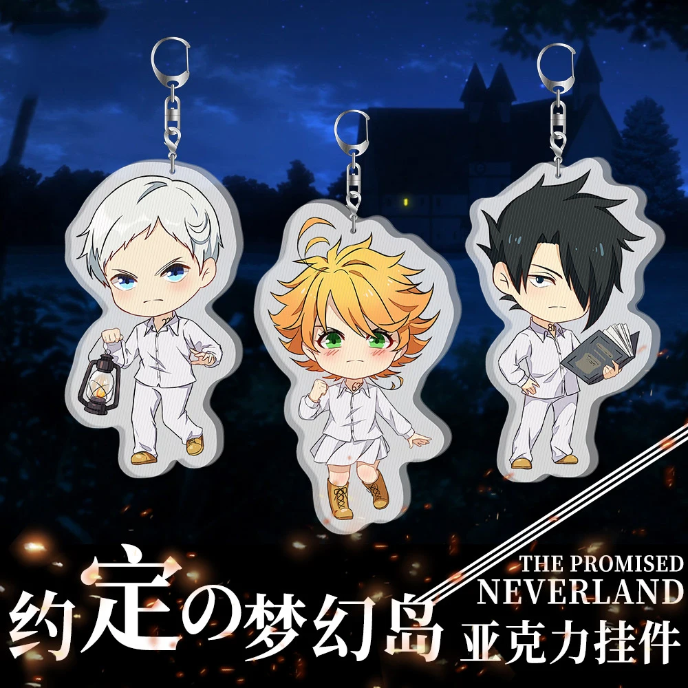 Japan Anime Yakusoku no Neverland The Promised Neverland Emma Norman Ray Cosplay Acrylic Keychain Charm Keyring Pendant Gifts
Japan Anime Yakusoku no Neverland The Promised Neverland Emma Norman Ray Cosplay Acrylic Keychain Charm Keyring Pendant Gifts