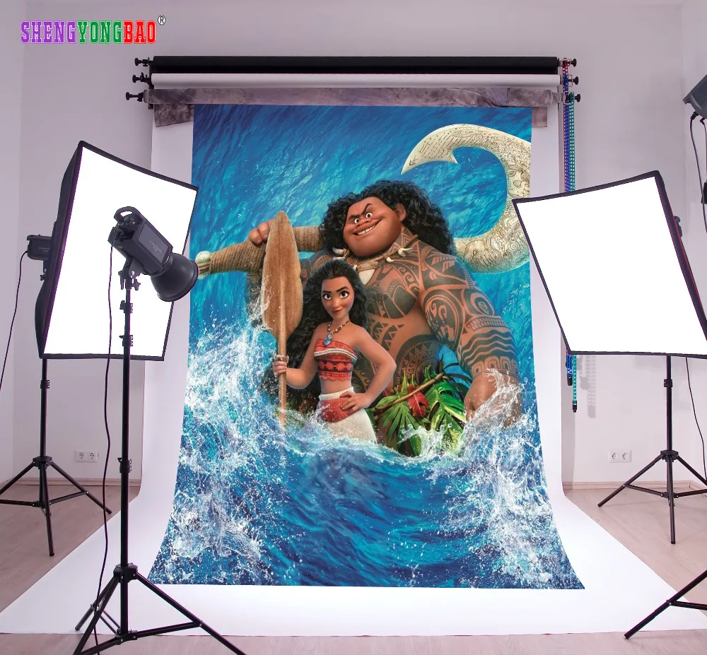 SHENGYONGBAO Art Cloth Digital Printed Backdrops for Photography moana theme Photo Studio Background NYHSH-6232
SHENGYONGBAO Art Cloth Digital Printed Backdrops for Photography moana theme Photo Studio Background NYHSH-6232