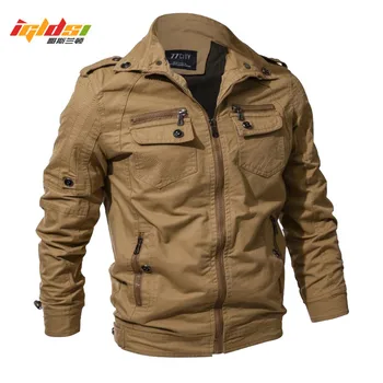 Men Military Army Jacket Spring Air Force Pilot Cargo Tactical Jacket Man Casual Autumn Cotton Bomber Jackets Coat Plus Size 6XL
Men Military Army Jacket Spring Air Force Pilot Cargo Tactical Jacket Man Casual Autumn Cotton Bomber Jackets Coat Plus Size 6XL