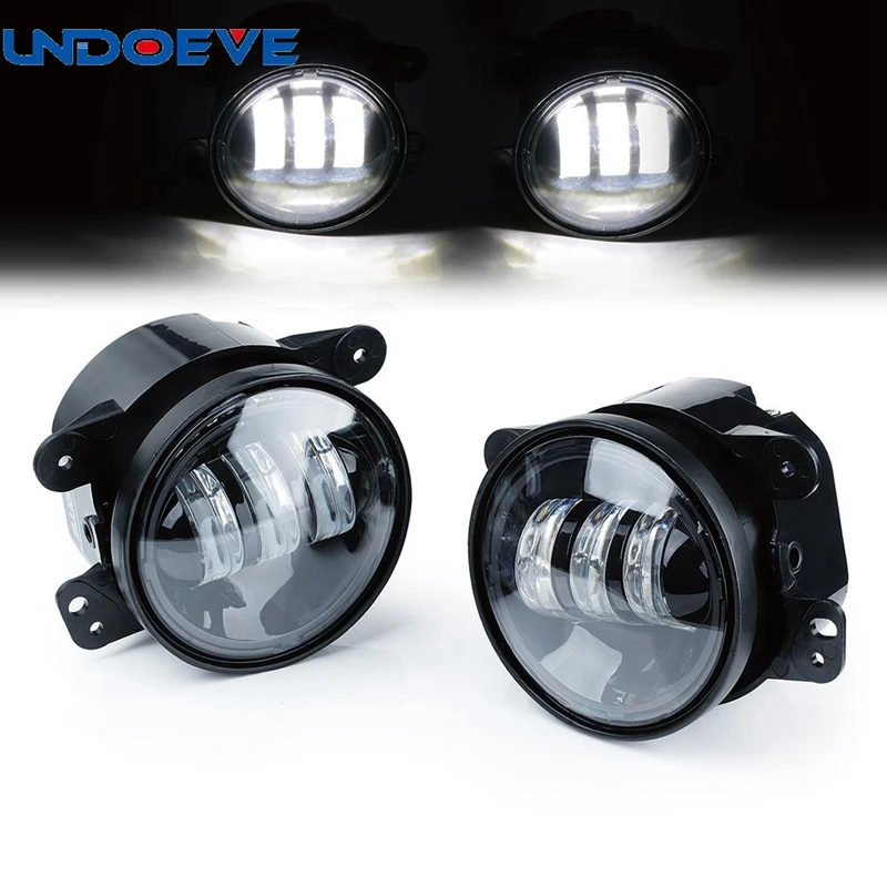 2PCS/Pair 4INCH Round led fog lights Projector Lens 4'' White fog lamp for Jeep Wrangler Dodge Chrysler Offroad
2PCS/Pair 4INCH Round led fog lights Projector Lens 4'' White fog lamp for Jeep Wrangler Dodge Chrysler Offroad