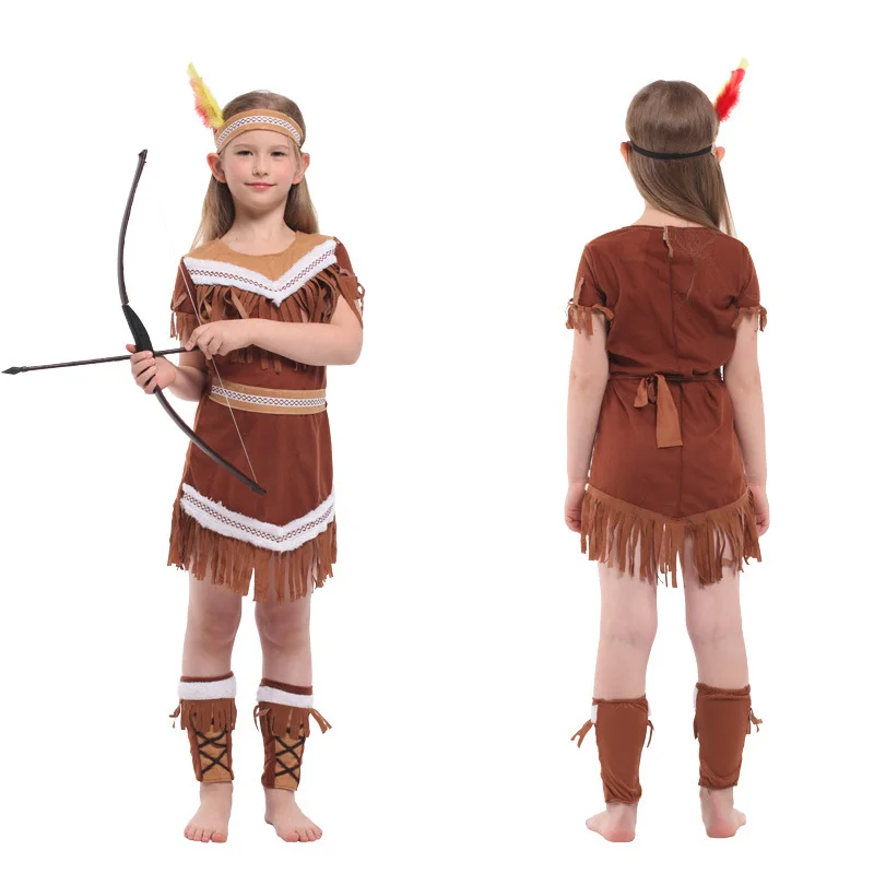 Halloween Kids Party Stage Pretty Indian Princess Performance Costume Girls Bueaty Princess Pocahontas Indian Cosplay Costume
Halloween Kids Party Stage Pretty Indian Princess Performance Costume Girls Bueaty Princess Pocahontas Indian Cosplay Costume