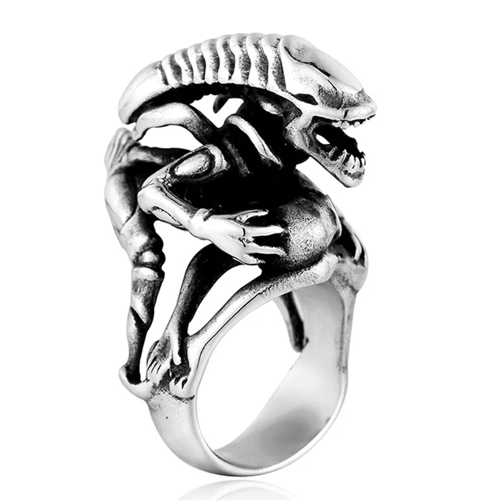 Cool Movie Monster Alien Ring Mens Women Silver Punk Style Weird Monster Ring Punk Gothic Biker Skull Alien Ring For Men Jewelry
Cool Movie Monster Alien Ring Mens Women Silver Punk Style Weird Monster Ring Punk Gothic Biker Skull Alien Ring For Men Jewelry