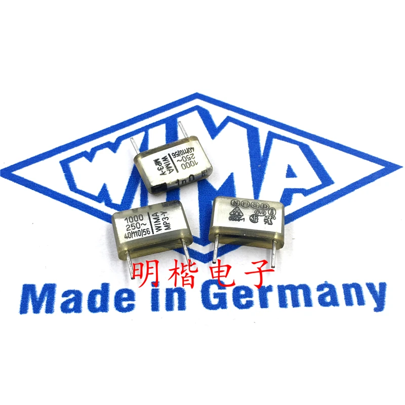 10PCS/30PCS New German Capacitor WIMA MKP3-Y 250V 0.001UF 102 1000PF Pitch 10mm FREE SHIPPING
10PCS/30PCS New German Capacitor WIMA MKP3-Y 250V 0.001UF 102 1000PF Pitch 10mm FREE SHIPPING