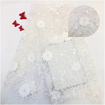 African Lace Fabric 2019 High Quality Lace Fabric French Sequins Net Cord Tulle Fabrics Nigerian Laces For Wedding Dress White(5
African Lace Fabric 2019 High Quality Lace Fabric French Sequins Net Cord Tulle Fabrics Nigerian Laces For Wedding Dress White(5