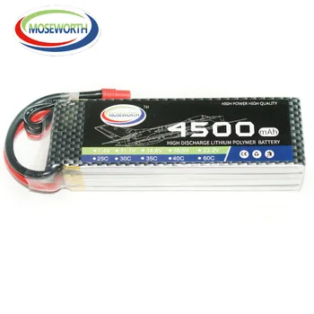 New 4S RC Lipo Battery 4S 14.8V 4500mAh 25C For RC Drone Car Quadcopter Helicopter Airplane Remote Control Toys Battery LiPo 4S
New 4S RC Lipo Battery 4S 14.8V 4500mAh 25C For RC Drone Car Quadcopter Helicopter Airplane Remote Control Toys Battery LiPo 4S