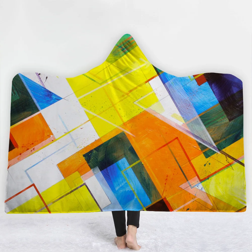 15 Styles Beautiful Sci-fi lines Geometric 3D Printed Plush Hooded Blanket for Beds Warm Wearable Soft Fleece Throw Blankets
15 Styles Beautiful Sci-fi lines Geometric 3D Printed Plush Hooded Blanket for Beds Warm Wearable Soft Fleece Throw Blankets