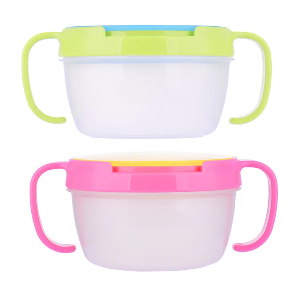 Kids Food Snacks Cup Candy Biscuit Anti Spill Storage Holder Tank Non Spilling Dishes Bowl Cup With Cover&Handle For BabyFeeding
Kids Food Snacks Cup Candy Biscuit Anti Spill Storage Holder Tank Non Spilling Dishes Bowl Cup With Cover&Handle For BabyFeeding