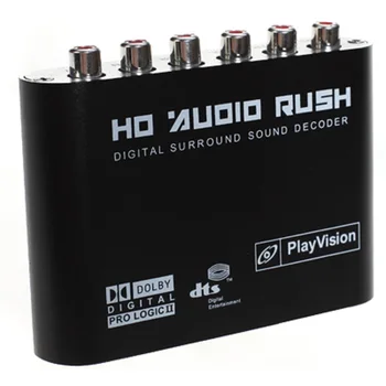 2015 Digital SPDIF/Coaxial DTS/AC3 5.1/2.1CH to Analog Audio Decoder Converter 51A
2015 Digital SPDIF/Coaxial DTS/AC3 5.1/2.1CH to Analog Audio Decoder Converter 51A