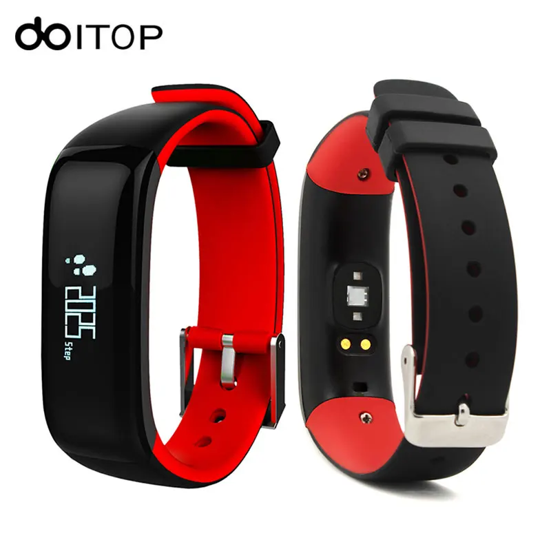 DOITOP P1 Smartband Watch Blood Pressure Heart Rate Monitor Smart Wristband Fitness Bracelet Bluetooth Smartband For iOS Android
DOITOP P1 Smartband Watch Blood Pressure Heart Rate Monitor Smart Wristband Fitness Bracelet Bluetooth Smartband For iOS Android