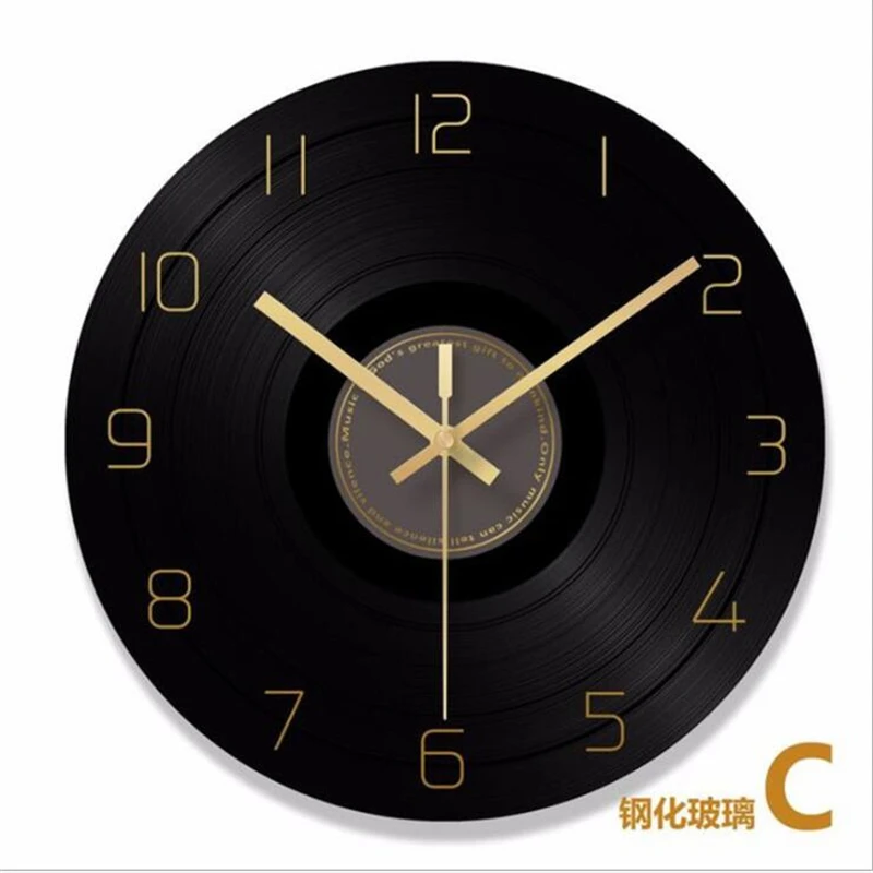 Imitation Vinyl Record Tempered Glass Wall Clock Creative Personality Decorative Clock 12 Inch Silent Clock Wall Clock Decor
Imitation Vinyl Record Tempered Glass Wall Clock Creative Personality Decorative Clock 12 Inch Silent Clock Wall Clock Decor