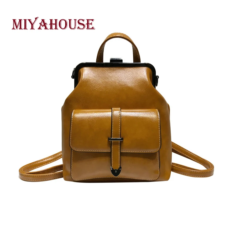 Miyahouse Fashion Casual Travel Woman Backpack Simple Solid Color Backpack For Female High Quality PU Leather Woman Rucksack
Miyahouse Fashion Casual Travel Woman Backpack Simple Solid Color Backpack For Female High Quality PU Leather Woman Rucksack