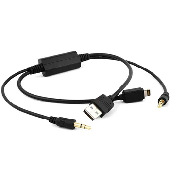 3.5mm AUX input Connector Car Audio Stereo USB Interface Universal Cable Support for iphone5/5S 6/6S Plus 7 for BMW
3.5mm AUX input Connector Car Audio Stereo USB Interface Universal Cable Support for iphone5/5S 6/6S Plus 7 for BMW