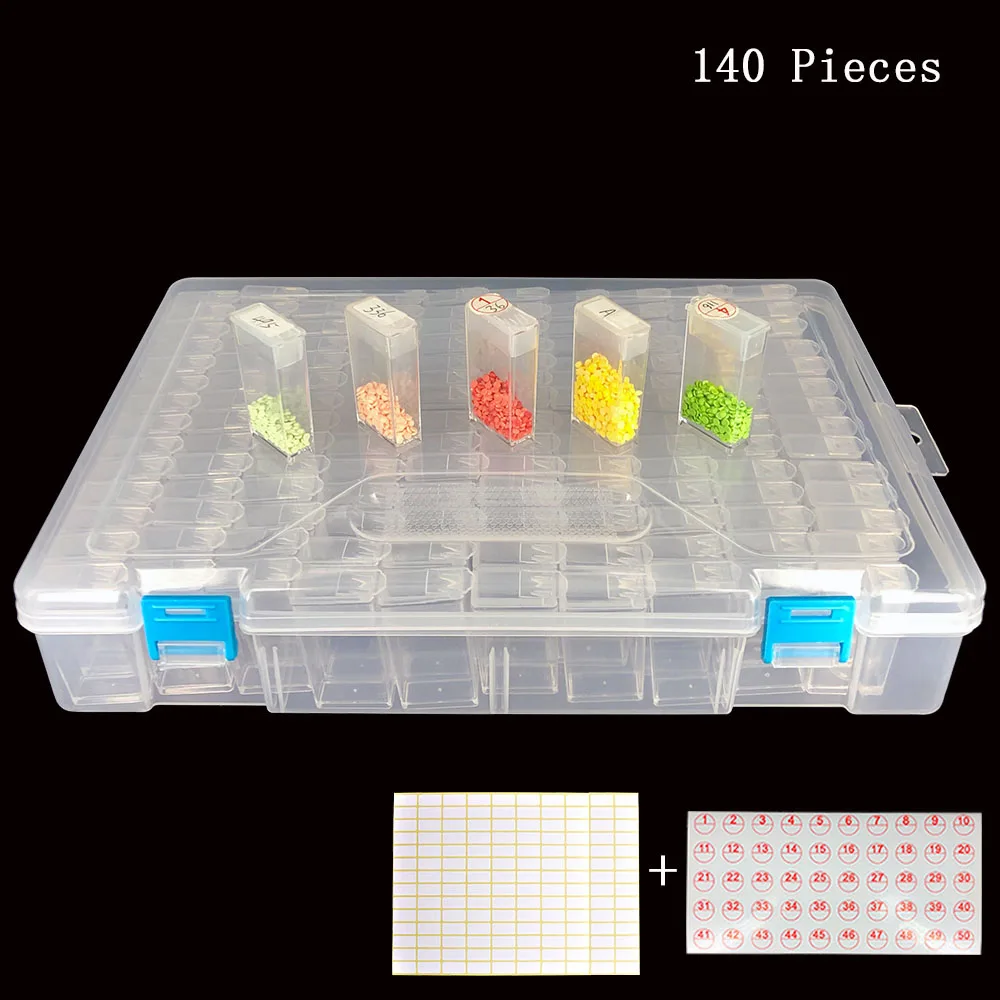 140/280pcs 5d diamond painting accessories Tools Beads Mosaic Container Storage Box Diamant Daimond painting Box Accessory
140/280pcs 5d diamond painting accessories Tools Beads Mosaic Container Storage Box Diamant Daimond painting Box Accessory
