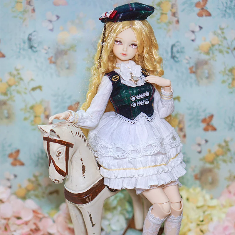 Fortune Days 1/4 45cm MMGIRL BJD doll joint body with hand-makeup reborn girls eye soft curly hair British wind suit toy doll.
Fortune Days 1/4 45cm MMGIRL BJD doll joint body with hand-makeup reborn girls eye soft curly hair British wind suit toy doll.