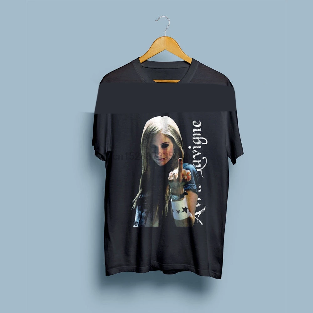 Avril Lavigne Canadian Pop Rock Singer Men Black T-shirt Size S-3XL Men T Shirt Great Quality Funny Man Cotton Top Tee
Avril Lavigne Canadian Pop Rock Singer Men Black T-shirt Size S-3XL Men T Shirt Great Quality Funny Man Cotton Top Tee