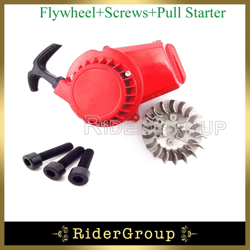 Red Aluminum 47cc 49cc Pull Start Recoil Starter Flywheel For 2 Stroke Engine Parts Pocket Bike Mini ATV Quad Dirt Bike
Red Aluminum 47cc 49cc Pull Start Recoil Starter Flywheel For 2 Stroke Engine Parts Pocket Bike Mini ATV Quad Dirt Bike