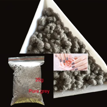 20g/bag 3D Candy Manicure Velvet Powder Pure grey Nail Decoration Fuzzy Flocking Nylon Powder For Nail Glitter Art Tips 2421
20g/bag 3D Candy Manicure Velvet Powder Pure grey Nail Decoration Fuzzy Flocking Nylon Powder For Nail Glitter Art Tips 2421