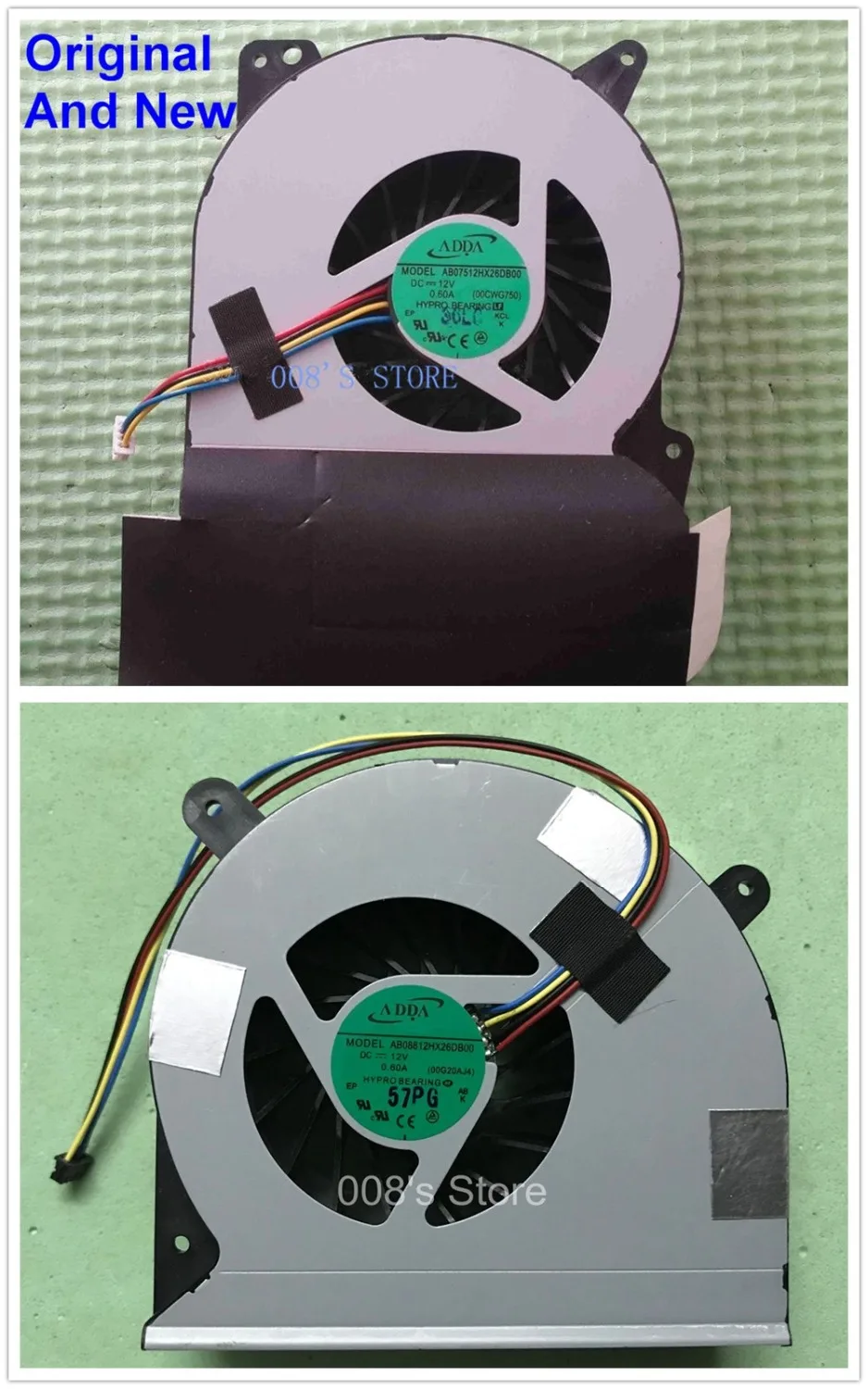 New CPU/GPU Cooler Fan For ASUS G750 G750JH G750JM G750JS G750JW G750JX G750JY G750JZ AB07512HX26DB00/AB08812HX26DB00 00G20AJ4
New CPU/GPU Cooler Fan For ASUS G750 G750JH G750JM G750JS G750JW G750JX G750JY G750JZ AB07512HX26DB00/AB08812HX26DB00 00G20AJ4