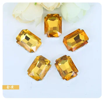 6*8mm 40pcs/pack Rectangle sew on rhinestones high-quality Crystal glass with silvery claw DIY fashion accessories Hot YJ40
6*8mm 40pcs/pack Rectangle sew on rhinestones high-quality Crystal glass with silvery claw DIY fashion accessories Hot YJ40
