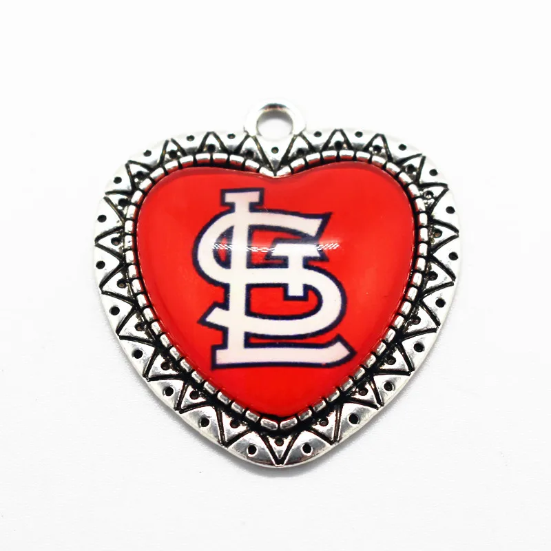 2017 New 10pcs St.Louis Cardinals team dangle charms heart glass pendant floating charms fit fashion sports jewelry making
2017 New 10pcs St.Louis Cardinals team dangle charms heart glass pendant floating charms fit fashion sports jewelry making