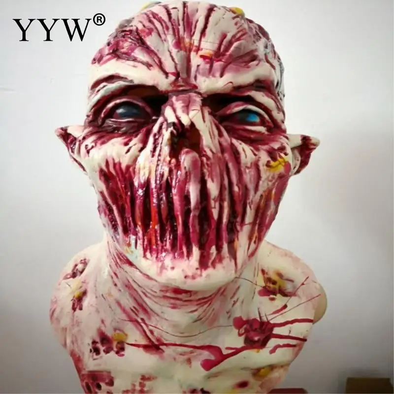 

Scary Mask Halloween Horror Latex Mask Zombie Masks Party Cosplay Bloody Full Face Scary Masque Masquerade Mascara Terror Masker