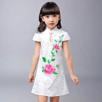 Hot Sale Embroidered Peony Pattern Chinese Traditional Dress Summer Prom Dress Girl Baby Dress
Hot Sale Embroidered Peony Pattern Chinese Traditional Dress Summer Prom Dress Girl Baby Dress