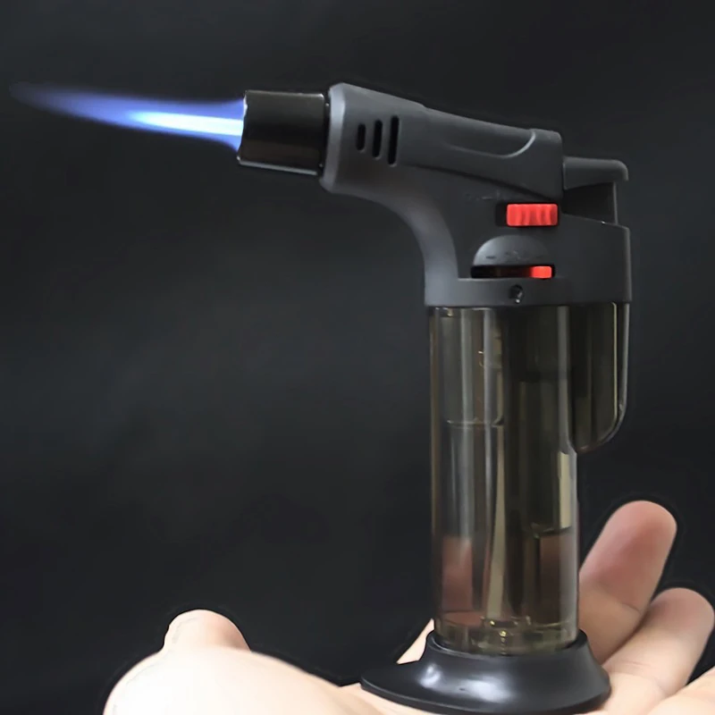 Windproof metal lighter 1300C spray butane cigar torch lighter inflatable kitchen lighter cigarette accessories
Windproof metal lighter 1300C spray butane cigar torch lighter inflatable kitchen lighter cigarette accessories