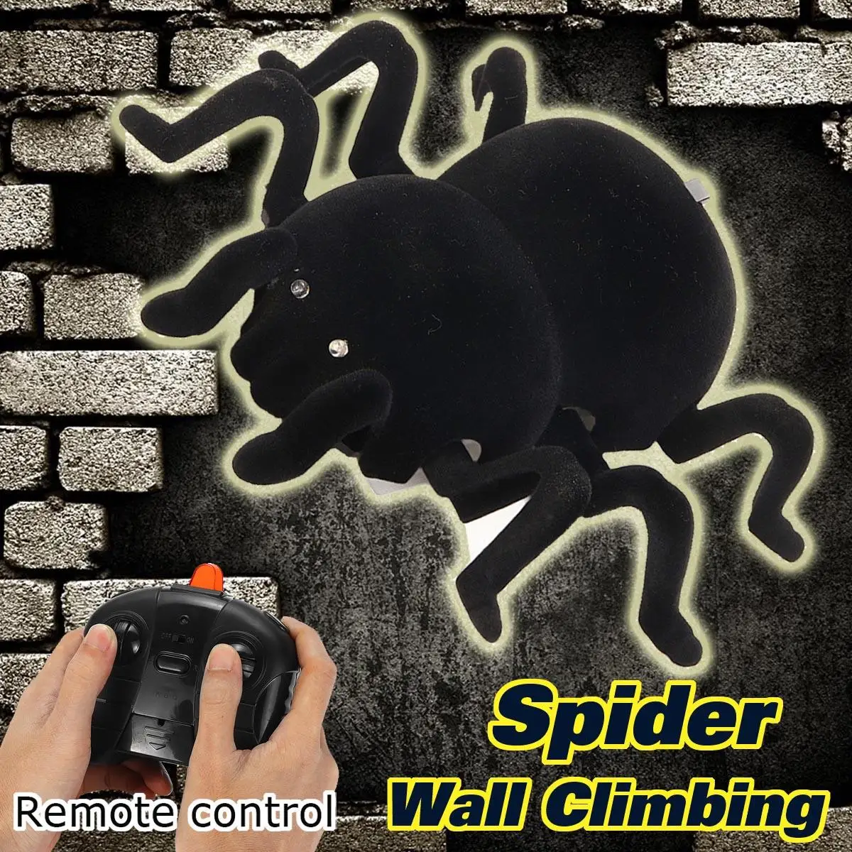 Black Wall Climbing Spiders Remote Control Toy Infrared RC Tarantula Kid Gift Toy Simulation Furry Electronic Spiders Kid Boys
Black Wall Climbing Spiders Remote Control Toy Infrared RC Tarantula Kid Gift Toy Simulation Furry Electronic Spiders Kid Boys