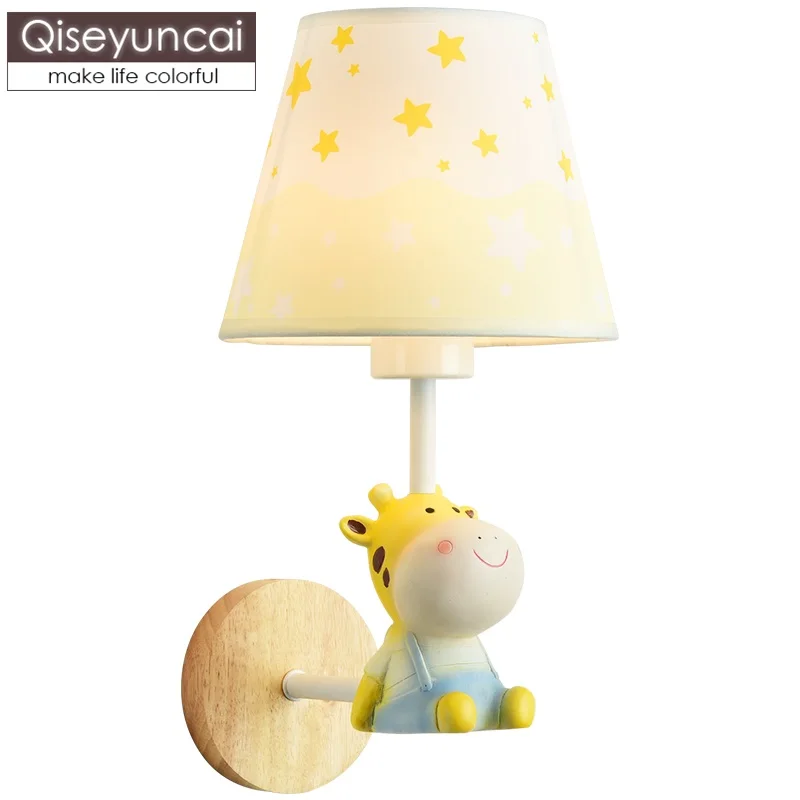 Qiseyuncai Nordic simple children's room wall lamp cute animal cartoon male girl bedroom bedside wood wall lamp free shipping
Qiseyuncai Nordic simple children's room wall lamp cute animal cartoon male girl bedroom bedside wood wall lamp free shipping
