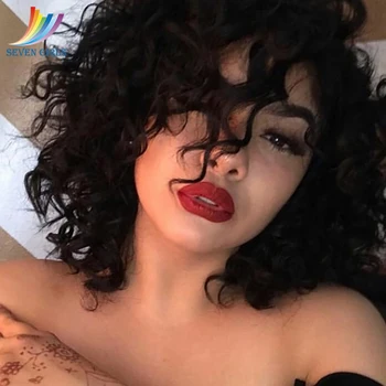 Sevengirls Glueless Brazilian Wavy Short Wigs 100% Virgin Hair Natural Color Full Lace Human Hair Wigs With Natural Hairline
Sevengirls Glueless Brazilian Wavy Short Wigs 100% Virgin Hair Natural Color Full Lace Human Hair Wigs With Natural Hairline