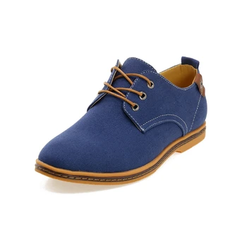 GOXPACER 2018 New Autumn Shoes Men Canvas Casual Shoes British Style Flat Heel Lacing Nubuck Leather Men Flats Plus Size
GOXPACER 2018 New Autumn Shoes Men Canvas Casual Shoes British Style Flat Heel Lacing Nubuck Leather Men Flats Plus Size