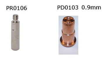 OEM Trafimet S25 S35 S45 Consumables Kit Electrode PR0106 Nozzle Tip PD0103-09 0.9mm 40A 10pcs Each
OEM Trafimet S25 S35 S45 Consumables Kit Electrode PR0106 Nozzle Tip PD0103-09 0.9mm 40A 10pcs Each