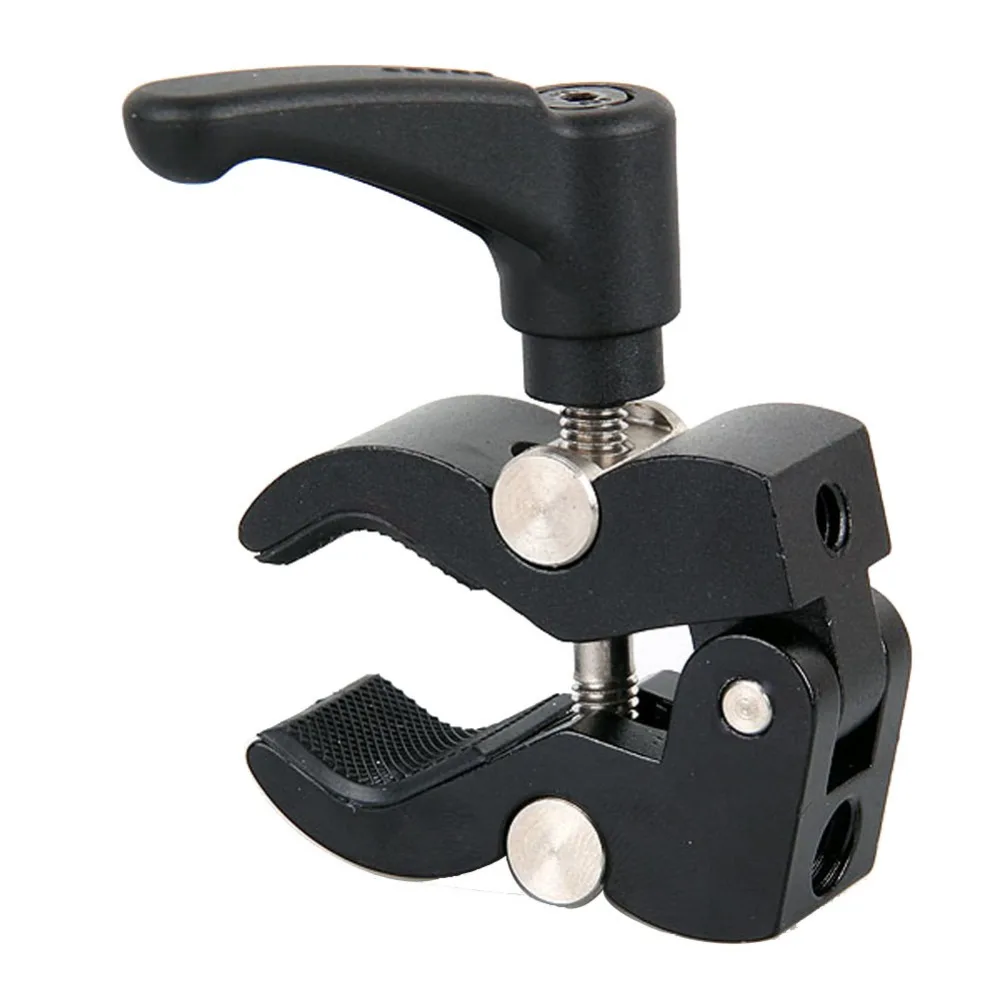 ALLOET Aluminium Alloy 4.9cm Camera Magic Friction Arm Super Clamp Pliers Clip Holder Bracket for Led Lamp Flash Speedlite
ALLOET Aluminium Alloy 4.9cm Camera Magic Friction Arm Super Clamp Pliers Clip Holder Bracket for Led Lamp Flash Speedlite