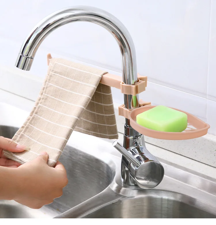 Faucet kitchen rack Sink sponge rag drain rack size adjustment installation convenient and practical
Faucet kitchen rack Sink sponge rag drain rack size adjustment installation convenient and practical