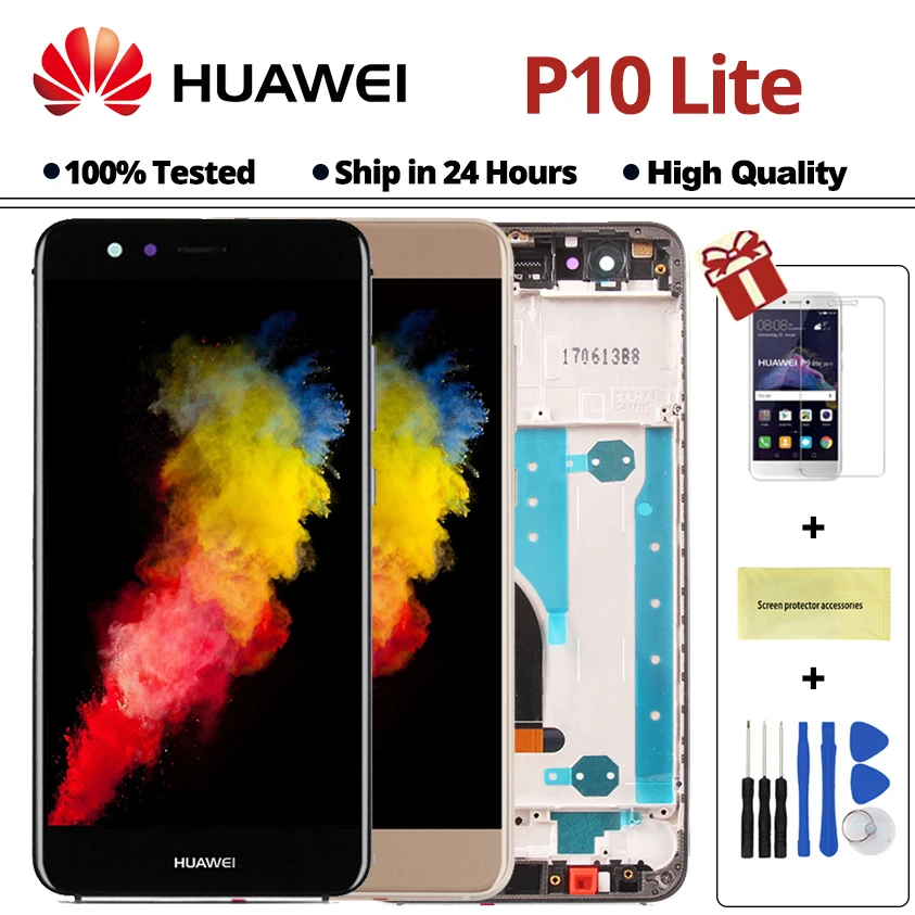 New 5.2" P10 Lite LCD For HUAWEI P10 Lite Display Touch Screen with Frame For huawei P10 Lite LCD Screen was-lx1 was-lx1a
New 5.2" P10 Lite LCD For HUAWEI P10 Lite Display Touch Screen with Frame For huawei P10 Lite LCD Screen was-lx1 was-lx1a