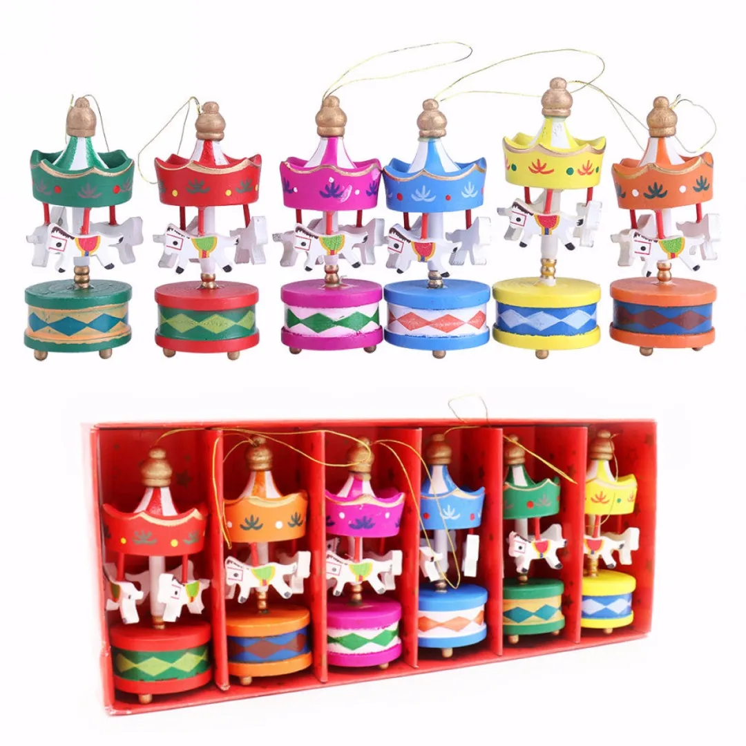 JX-LCLYL 6Pcs Wooden Carousel Horse Ornament Merry-Go-Round Christmas Bedroom Decor New
JX-LCLYL 6Pcs Wooden Carousel Horse Ornament Merry-Go-Round Christmas Bedroom Decor New
