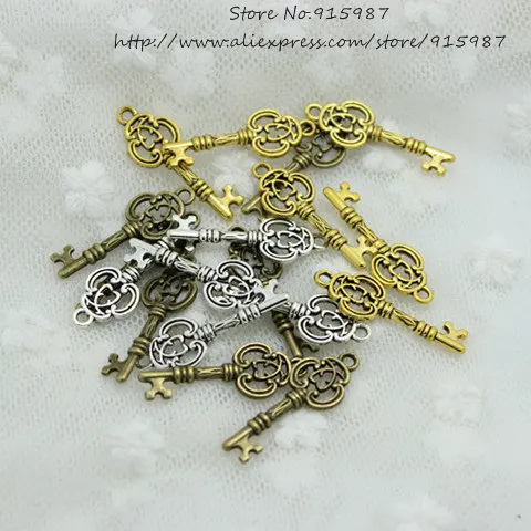 Sweet Bell 100pcs 10*27mm Three Color Vintage Metal Alloy Keys Jewelry Charms Jewelry Pendant Fit Jewelry Making Pendants 2B163
Sweet Bell 100pcs 10*27mm Three Color Vintage Metal Alloy Keys Jewelry Charms Jewelry Pendant Fit Jewelry Making Pendants 2B163