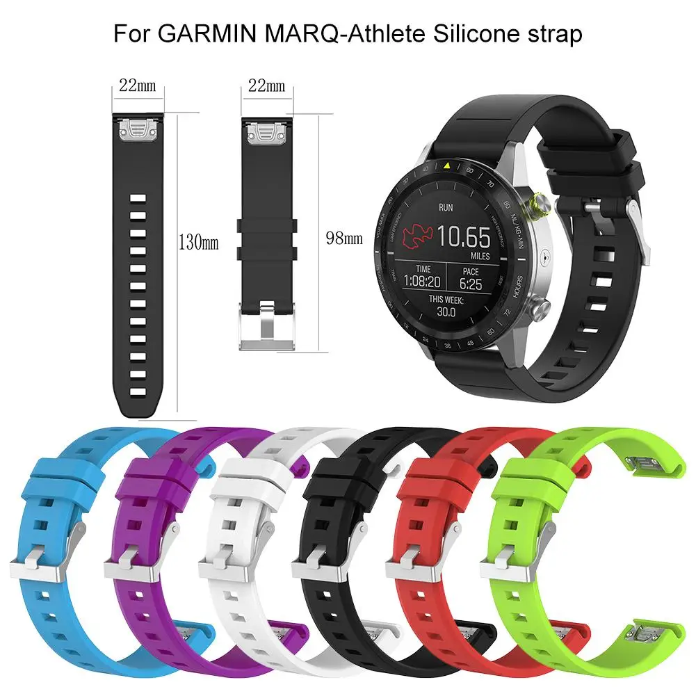22MM Quick Release Silicone Wrist Strap Replacement Wristband Watch Band For GARMIN MARQ-Athlete Smart Bracelet Accessories
22MM Quick Release Silicone Wrist Strap Replacement Wristband Watch Band For GARMIN MARQ-Athlete Smart Bracelet Accessories